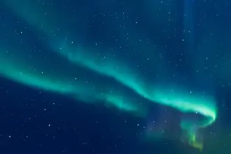 Aurora Borealis Starry Night Above Icelandic Sky Travelreykjavik Medium