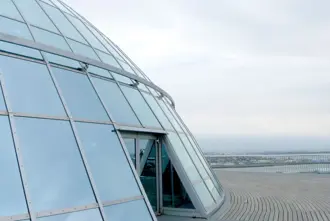 Perlan Observation Deck Glass Dome Up Close Large