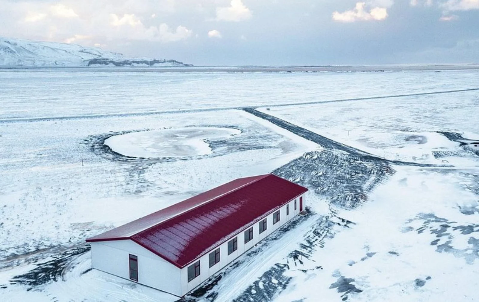 Hotel Selja Near Seljalandsfoss Exterior And Winter Landscapes.