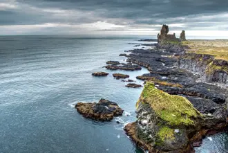 Londrangar At Snaefellsnes Peninsula In Iceland Large
