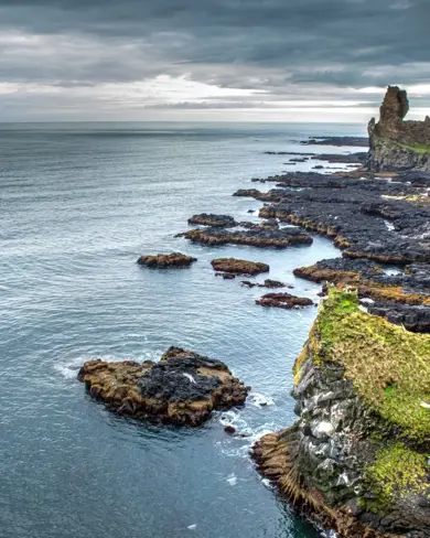 Londrangar At Snaefellsnes Peninsula In Iceland Large