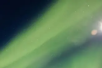 Full Moon Northern Lights Iceland.