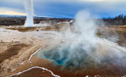 Strokkur Geyser Erupting Iceland 3 Day Stopover Tour Medium1600x1067