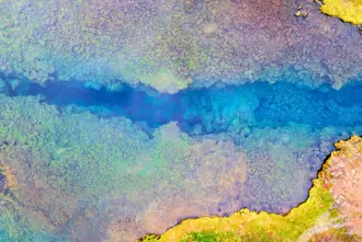 Clear Lake River In Thingevellir National Park Iceland Large