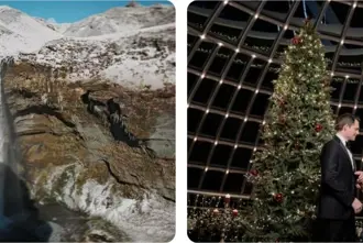 Filming Locations Iceland Christmas Quest Movie Kvernufoss And Perlan.