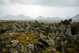 Reykjanes Iceland Moss Lava Field Mountains Iceland Large