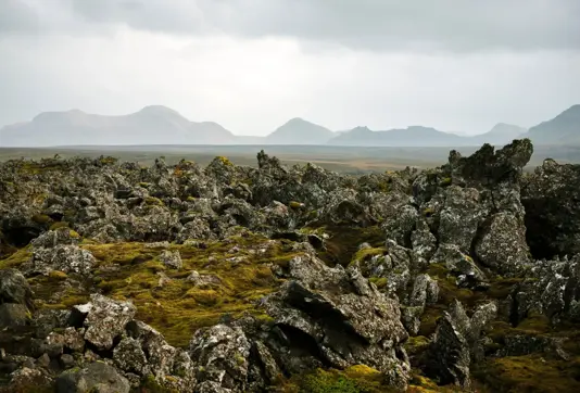 Reykjanes Iceland Moss Lava Field Mountains Iceland Large