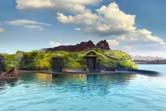 Sky Lagoon Reykjavik Iceland Large